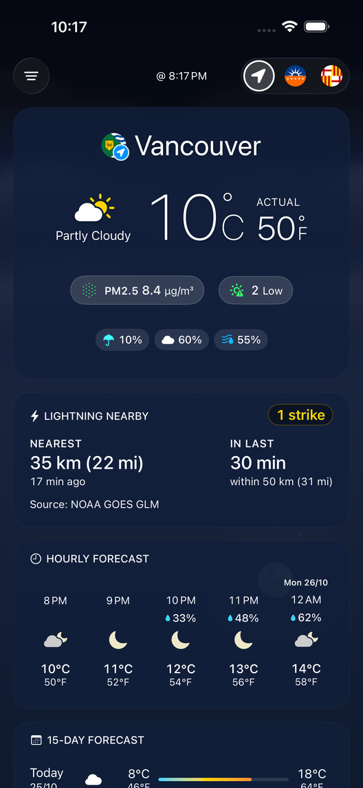Fahrenheit and Celsius side by side